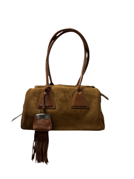 Bag ecopelle scamosciata