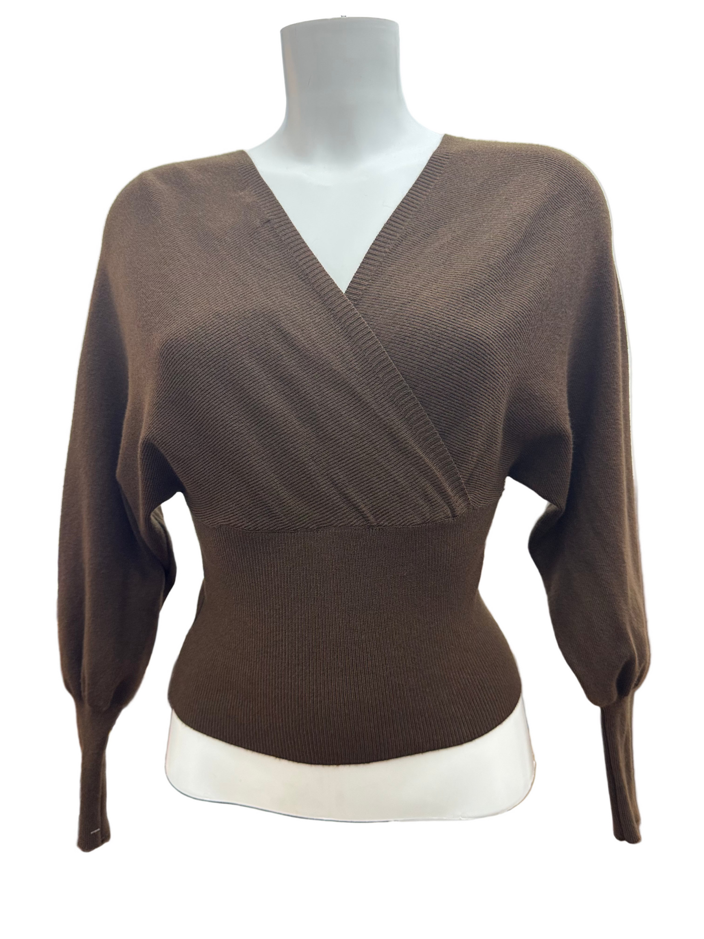 Maglia in viscosa a incrocio