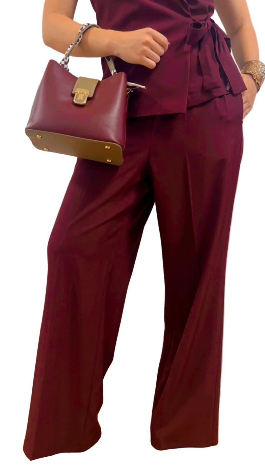 Completo Gilet & Pantalone palazzo