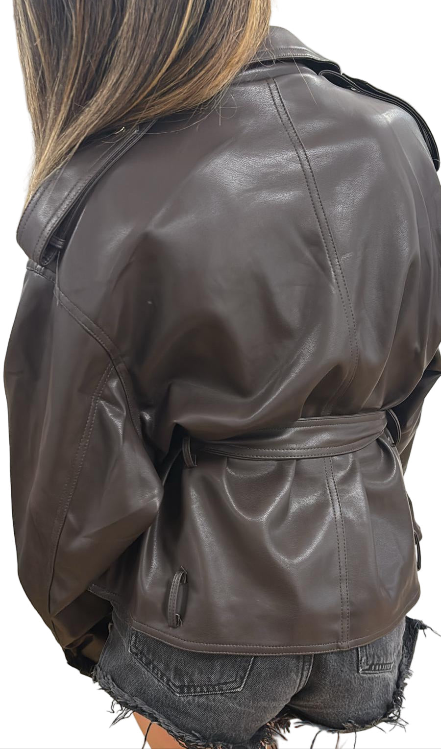Chiodo eco pelle