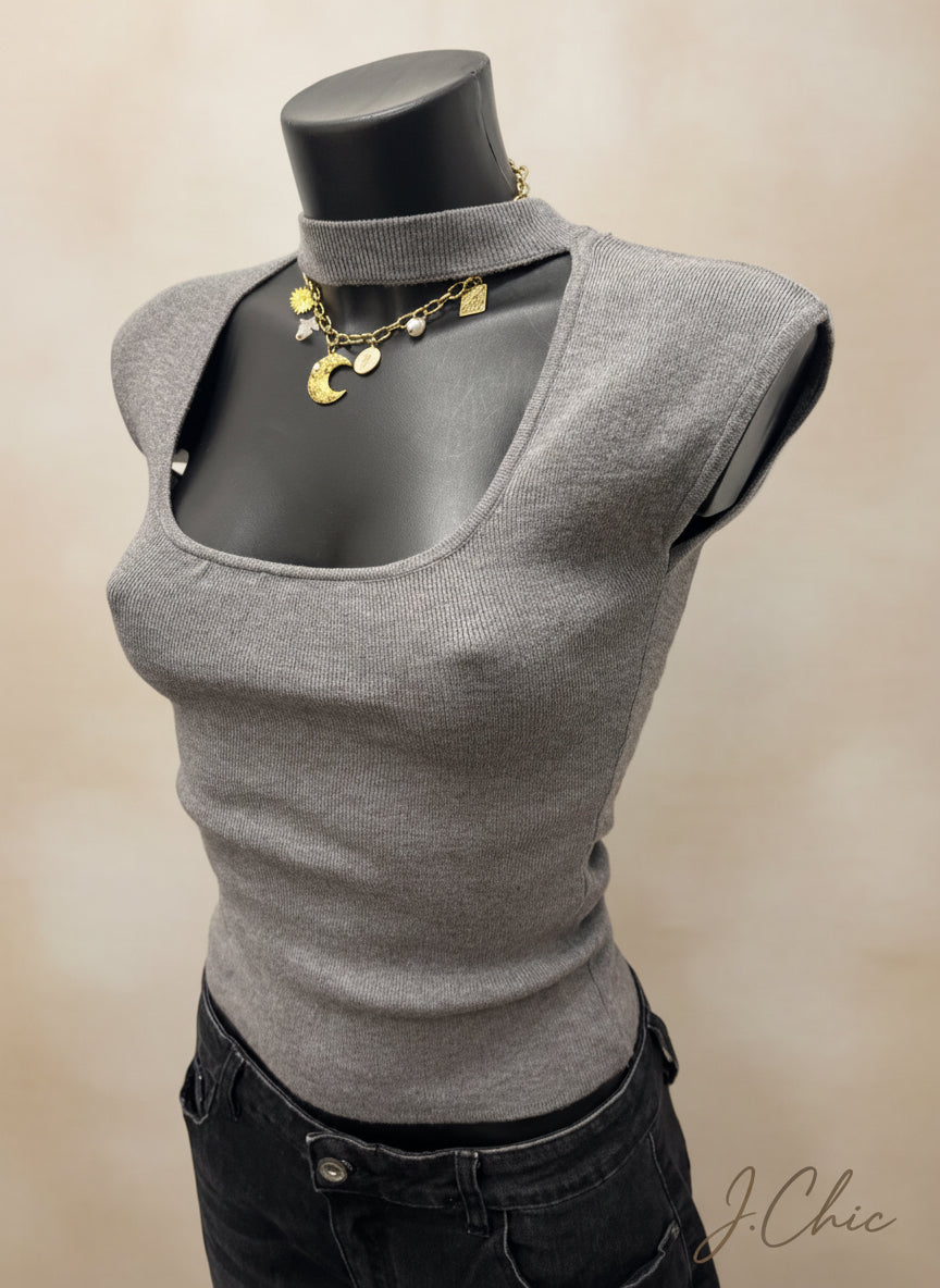 T-shirt con girocollo