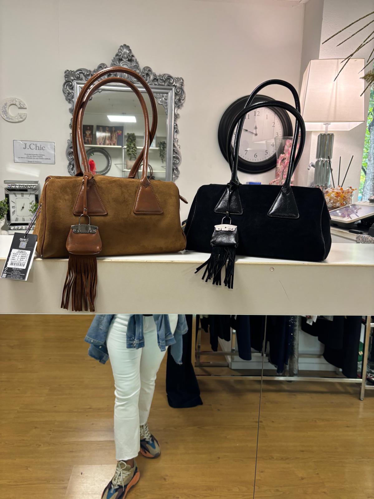 Bag eco camoscio