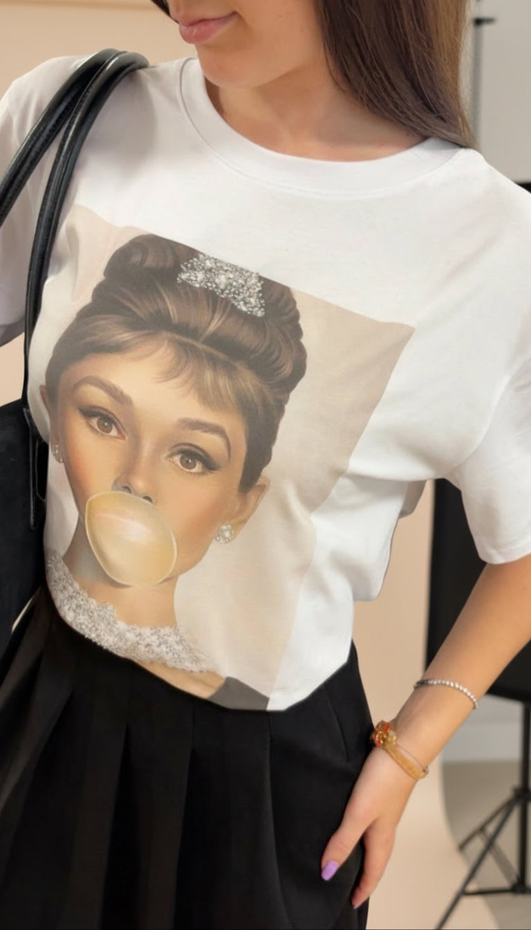 T-shirt con stampa