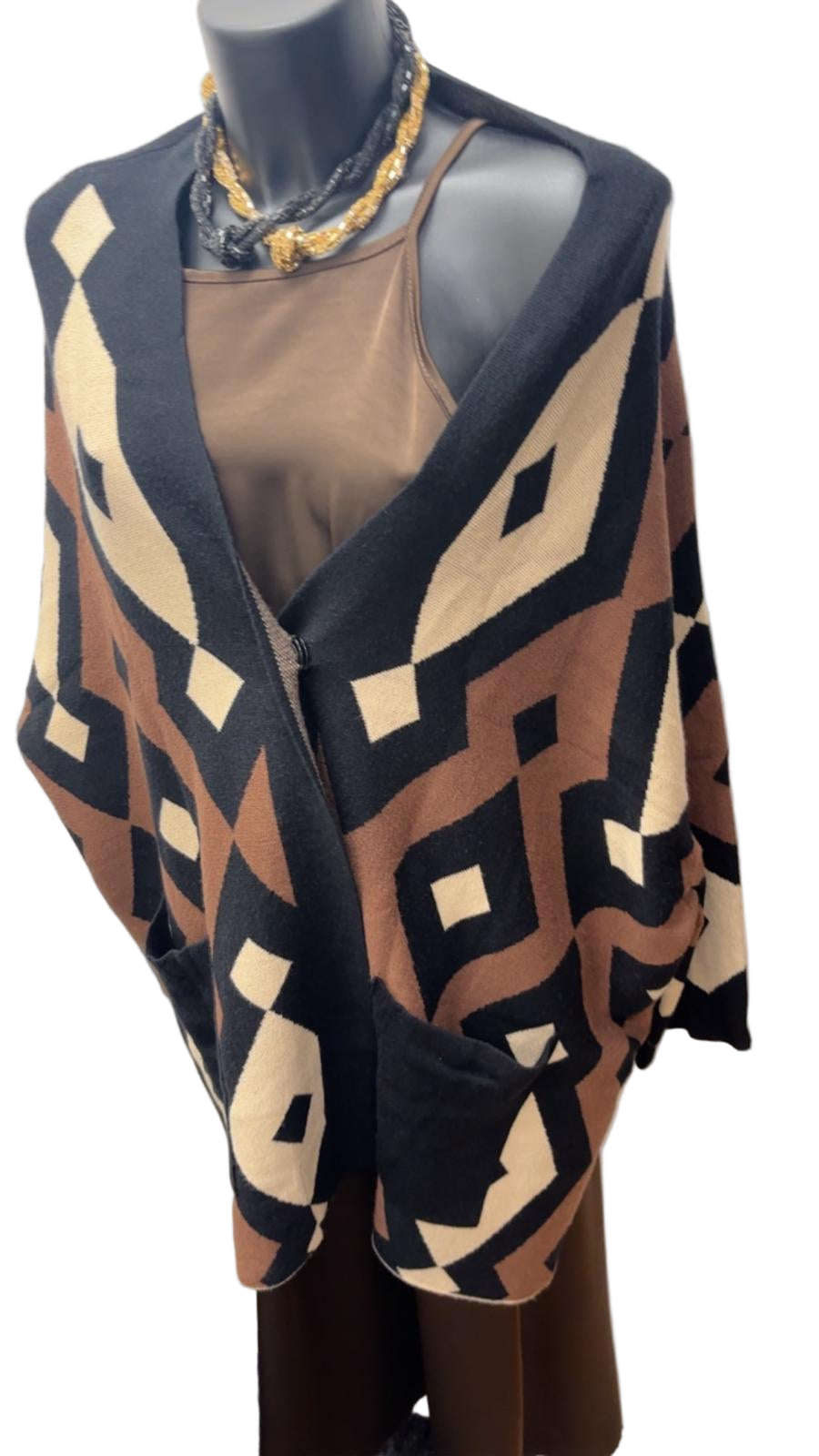 Cardigan lana e viscosa