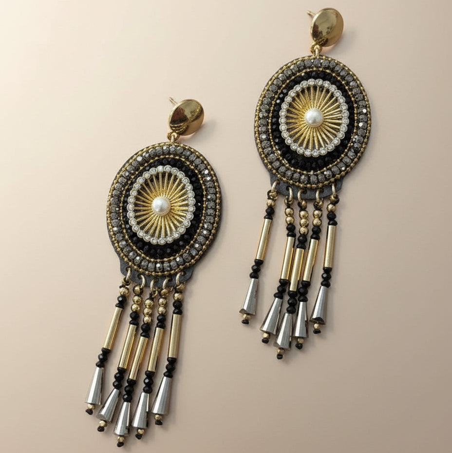 Orecchini con strass