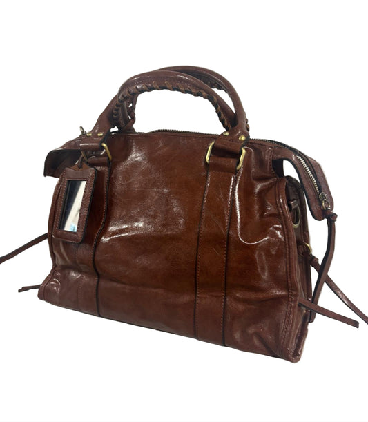 Bag ecopelle lucida grande modello balenciaga.