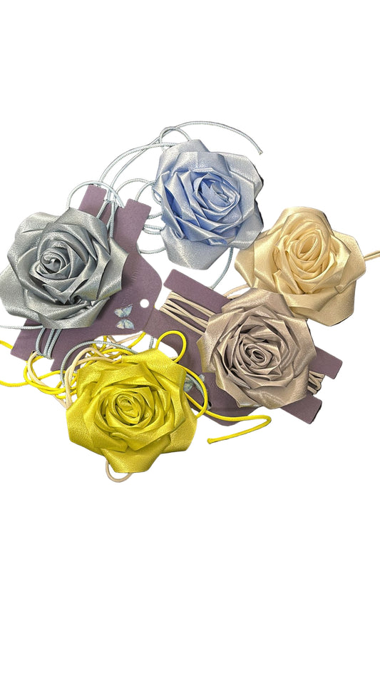 Chokers in raso vari colori