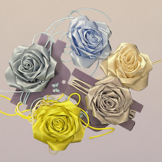 Chokers in raso vari colori