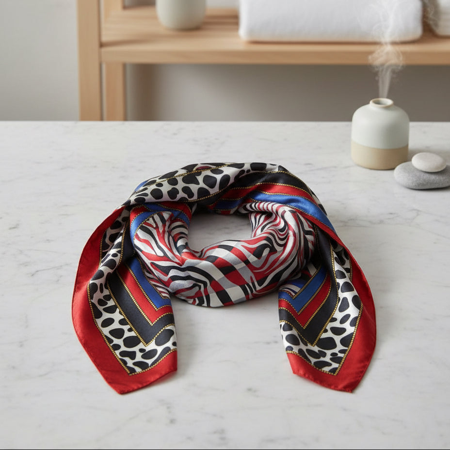 Foulard in seta in diverse fantasie