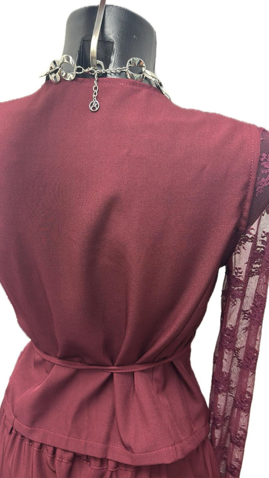 Completo gilet e pantalone palazzo