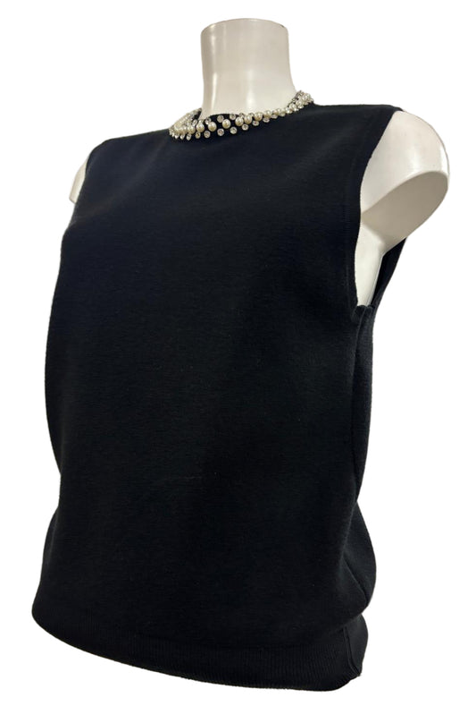 Maglia in viscosa e lana elastan