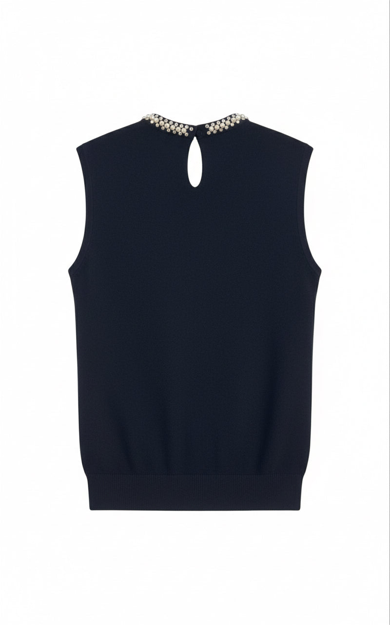 Maglia in viscosa e lana elastan