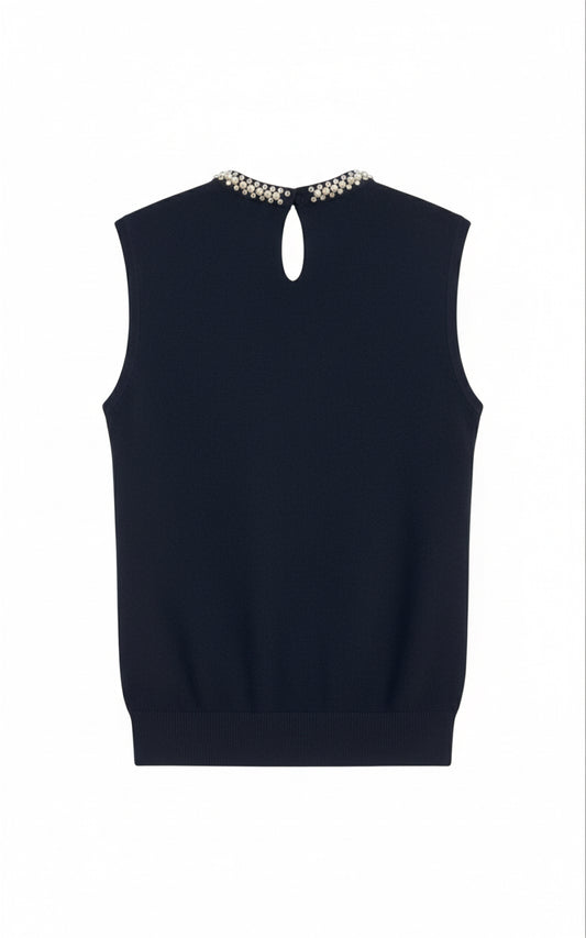 Maglia in viscosa e lana elastan