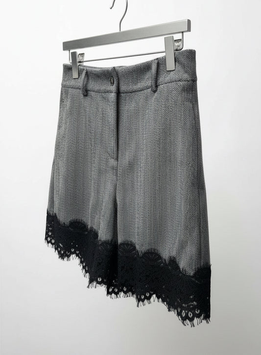 Shorts con pizzo