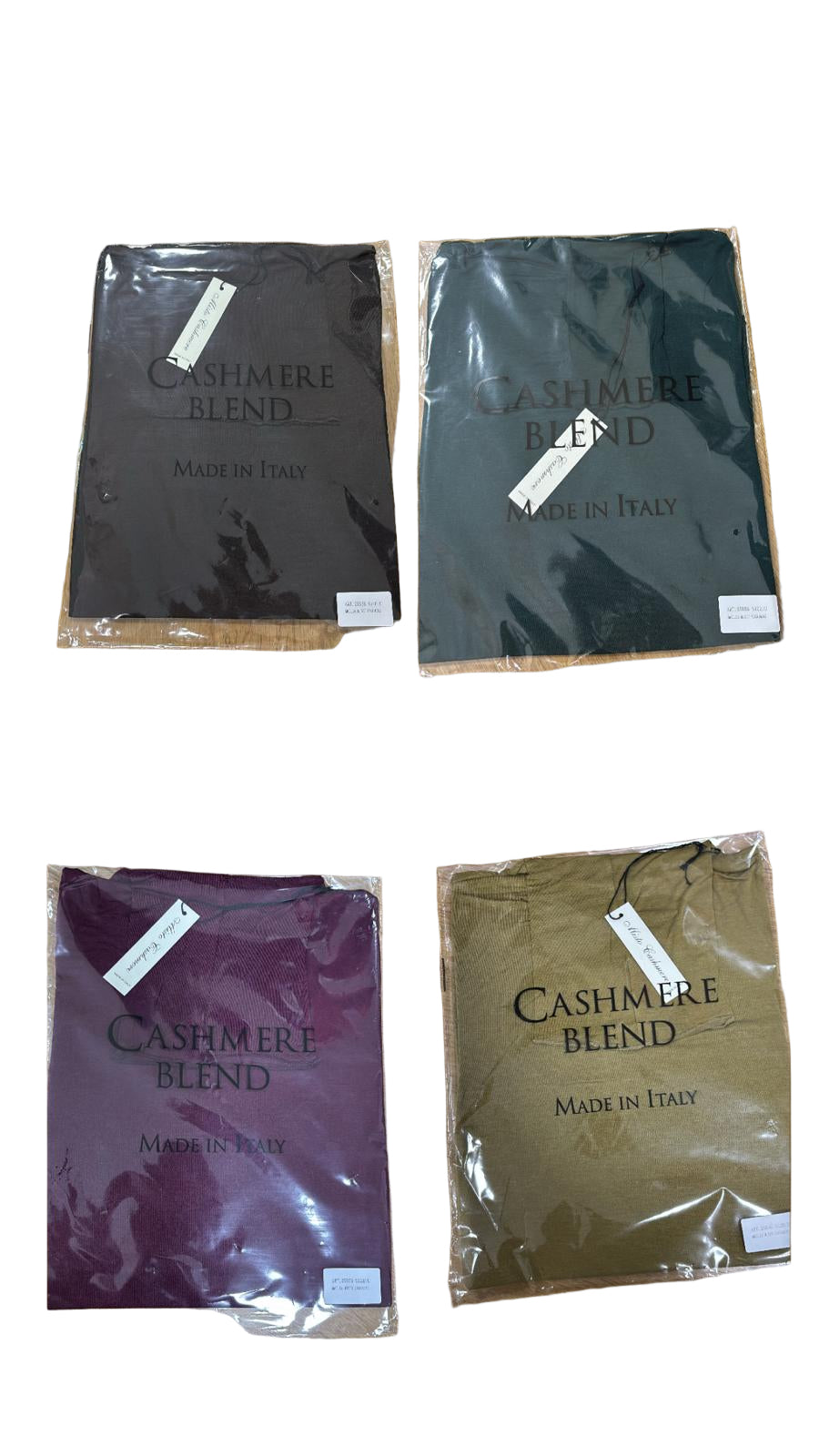 Maglia misto cashmere collo alto