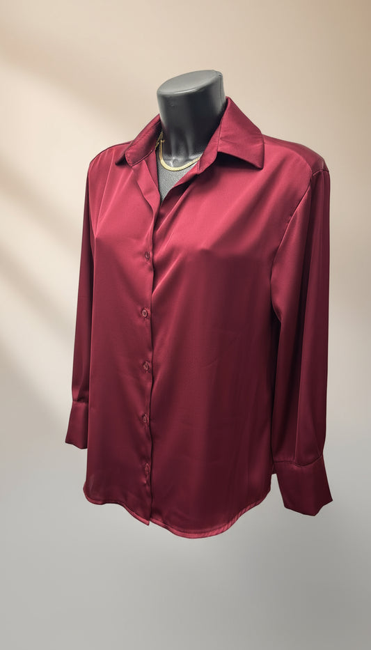 Camicia in raso modello Zara