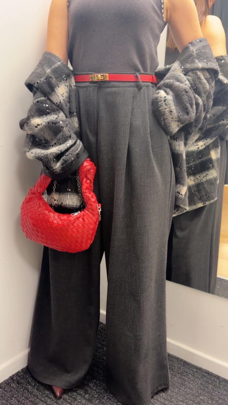 Bag rossa modello Bottega Veneta