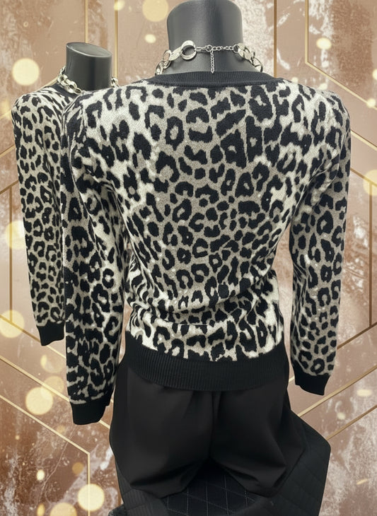 Maglioncino in viscosa maculato