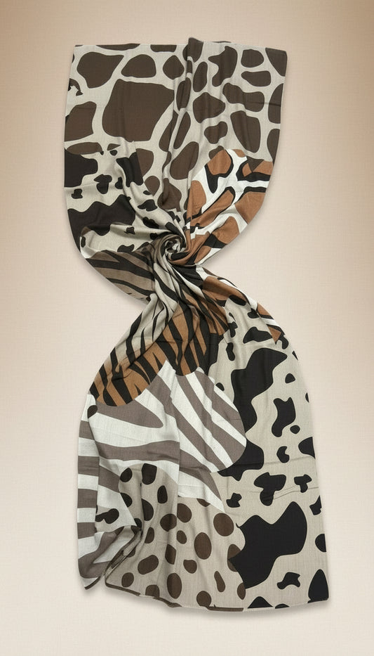 Sciarpa in viscosa fantasia