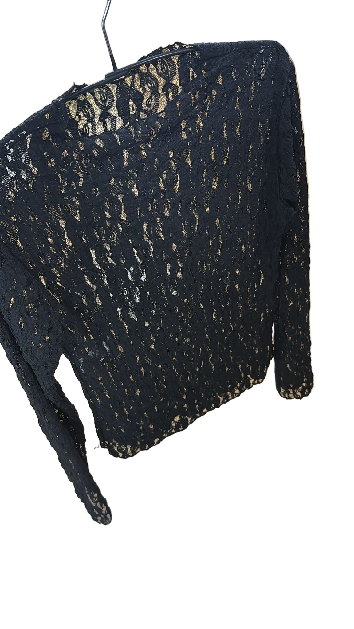 Maglia in pizzo elasticizzata