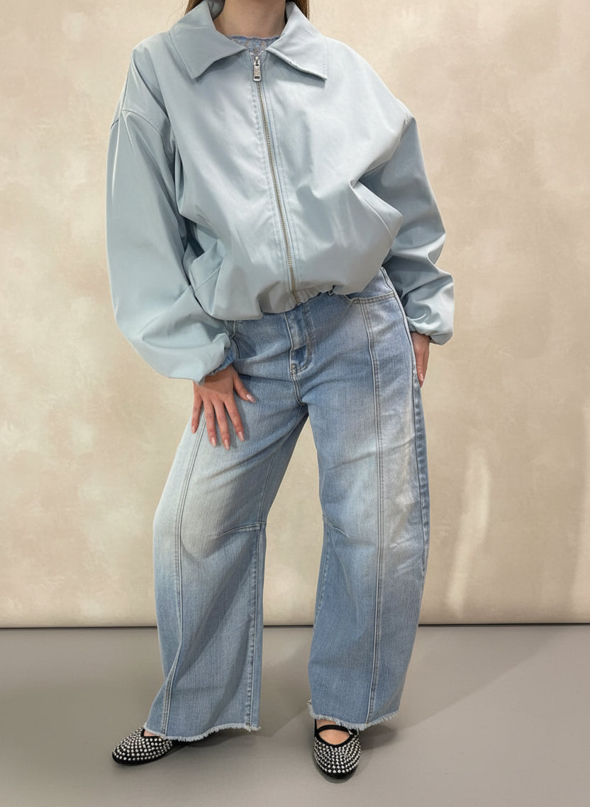 Bomber in cotone foderato