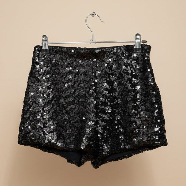 Shorts con paillettes