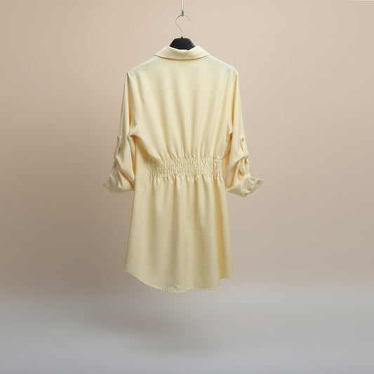 Abito camicia in viscosa di cotone