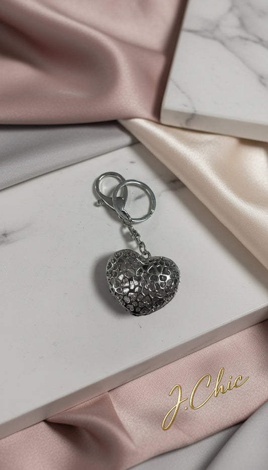 Portachiavi a Cuore con strass