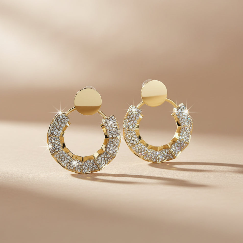 Orecchini con strass