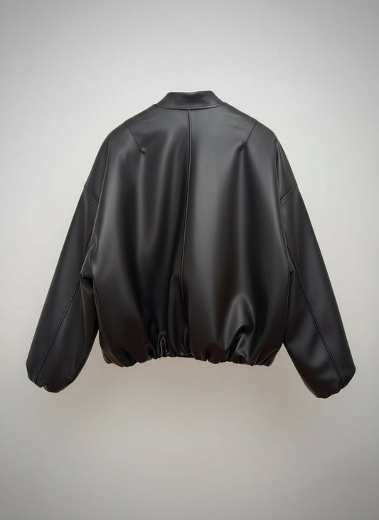 Bomber ecopelle imbottito