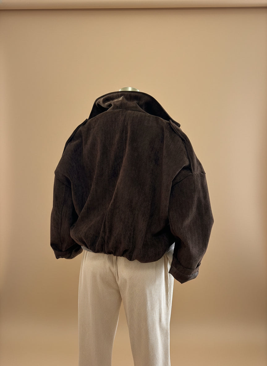 Giubbotto in velluto modello Zara