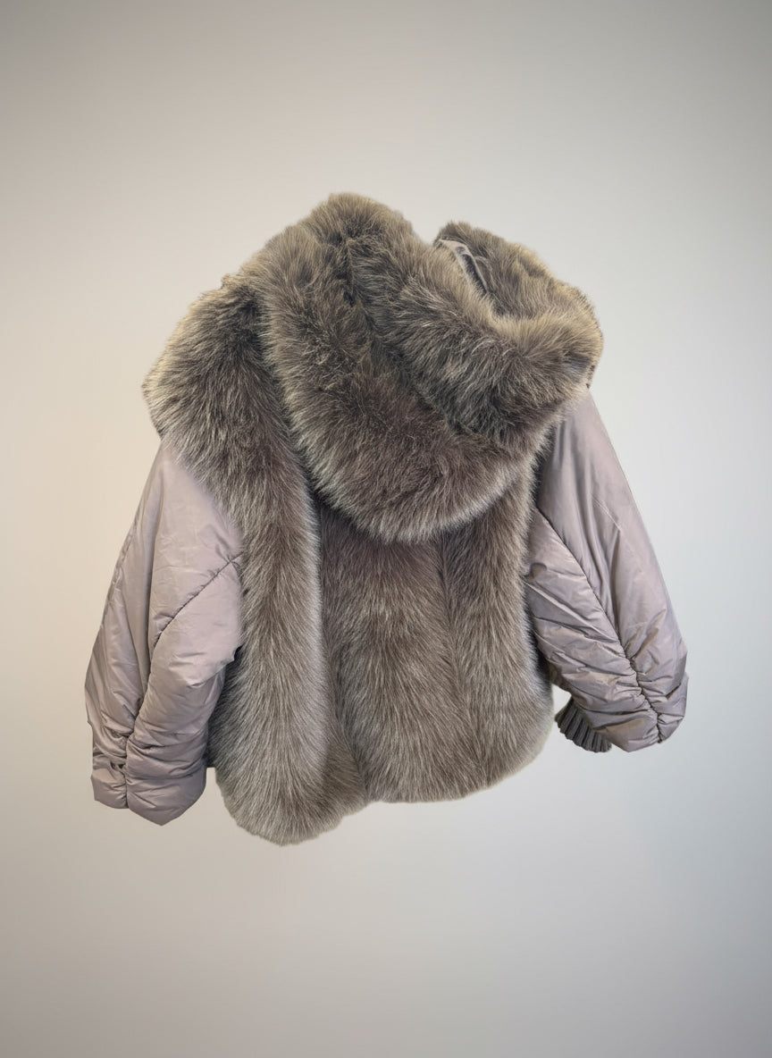 Bomber con cappuccio