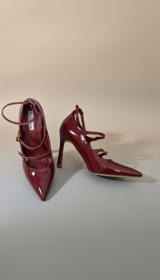 Scarpe ecopelle lucida