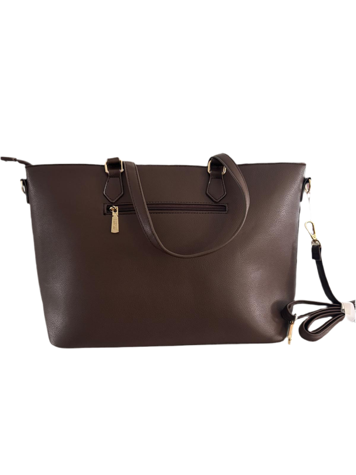 Bag Coveri ecopelle modello shopping con inserti in catena e charms