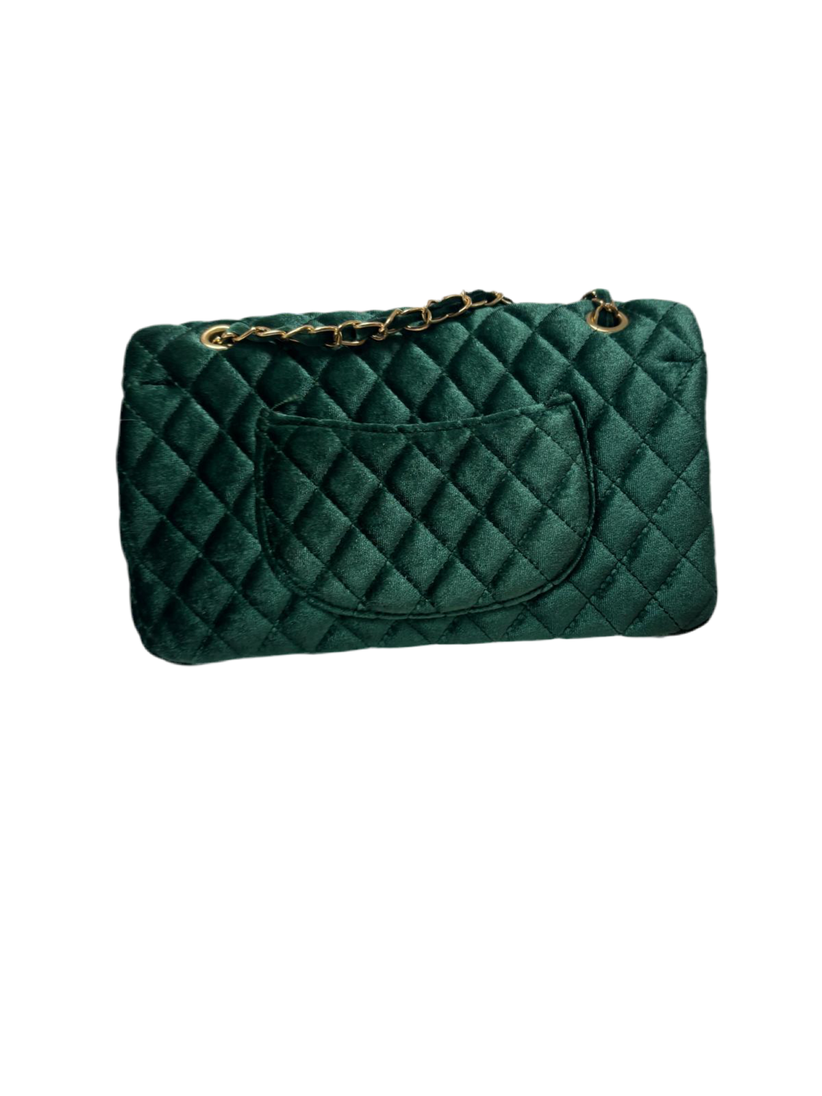 Borsa modello Chanel in velluto