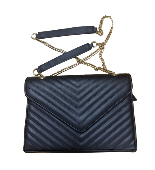 Bag eco pelle modello YSL nera