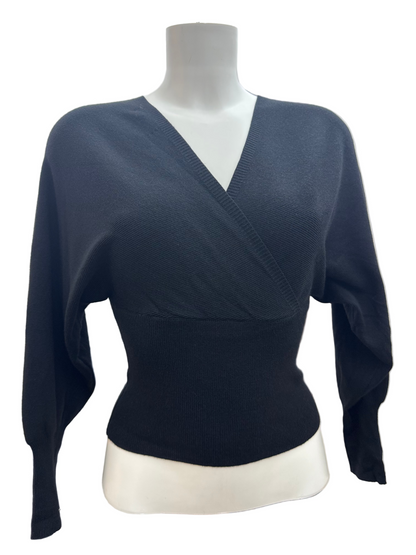 Maglia in viscosa a incrocio