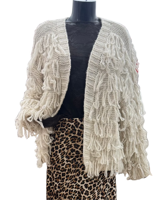 Cardigan bouclé