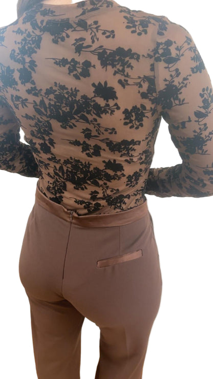 Completo Giacca e Pantalone elasticizzato con profili in raso