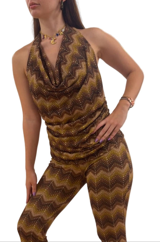 Completo elasticizzato stampa Missoni