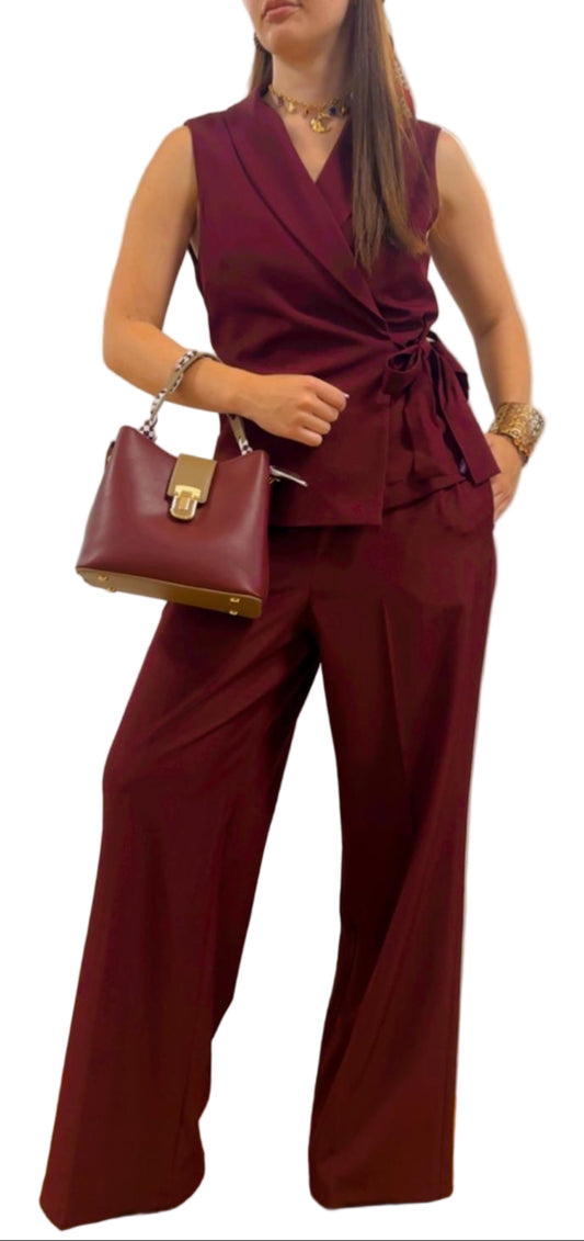 Completo Gilet & Pantalone palazzo
