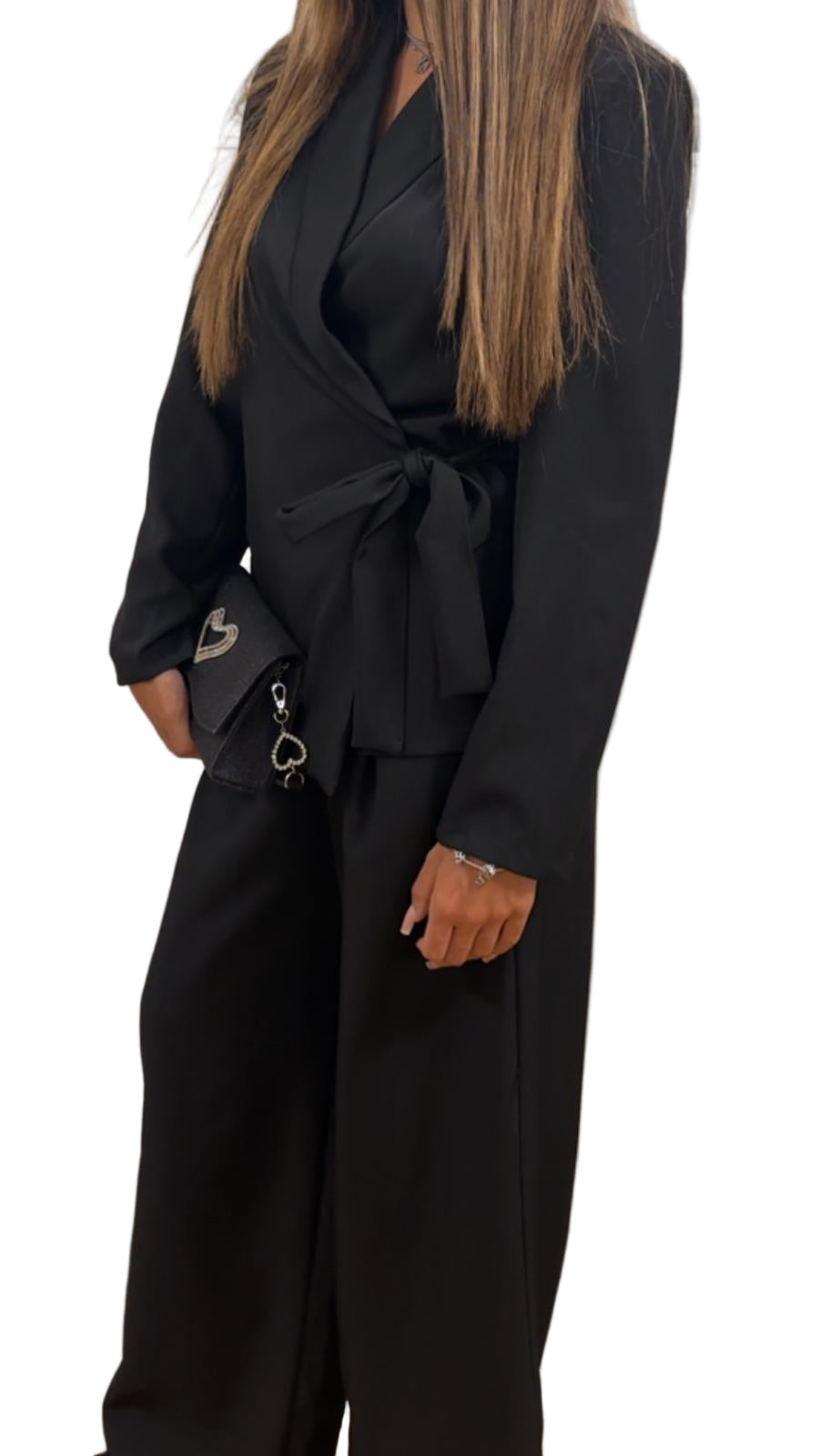 Completo giacca kimono e pantalone palazzo