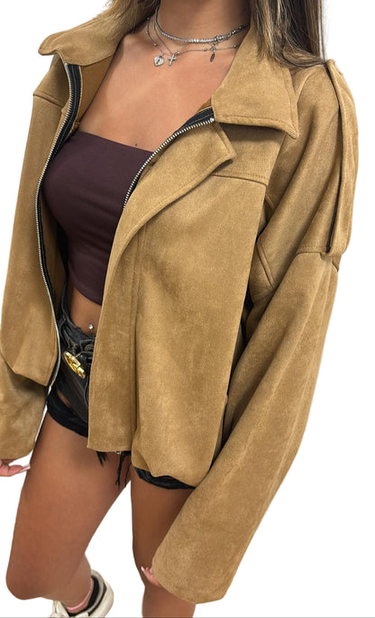 Giubbotto in eco renna modello Zara