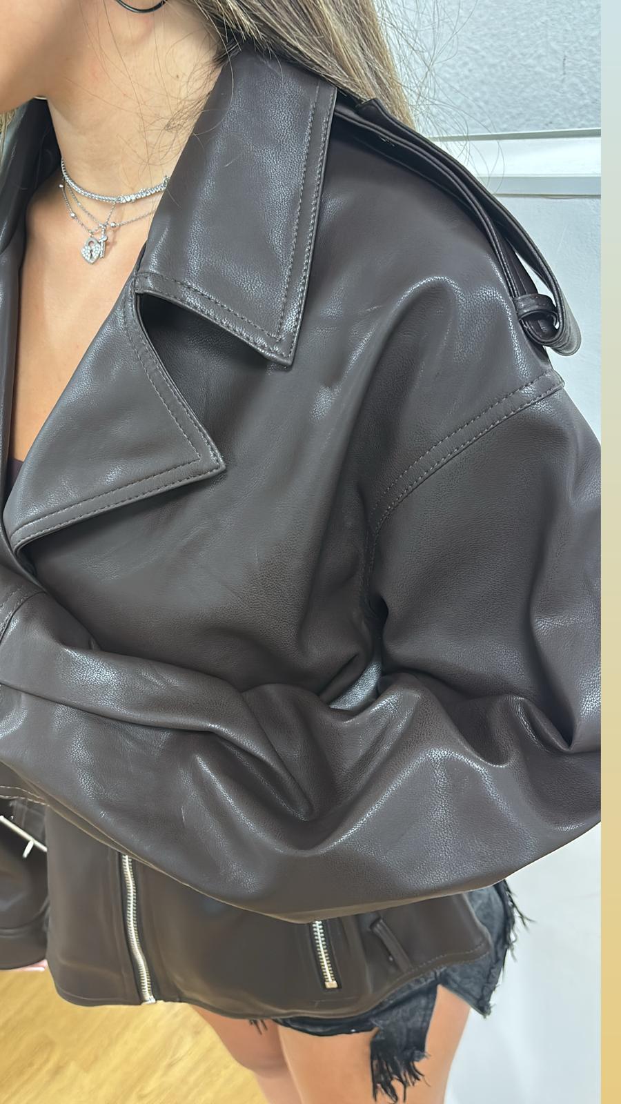 Chiodo eco pelle