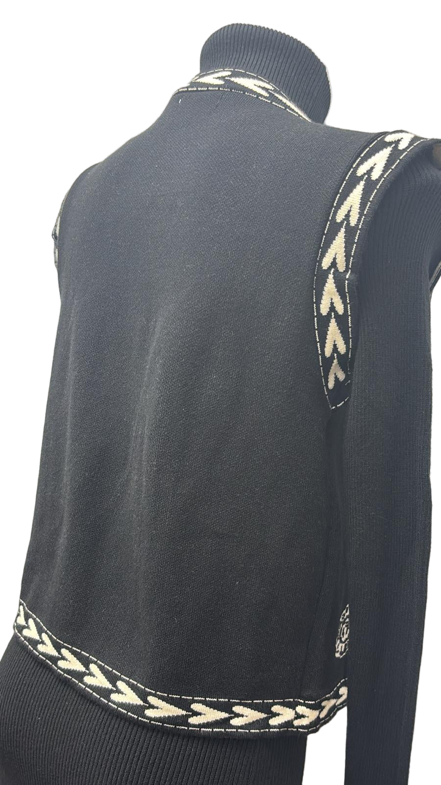 Gilet in viscosa con ricami