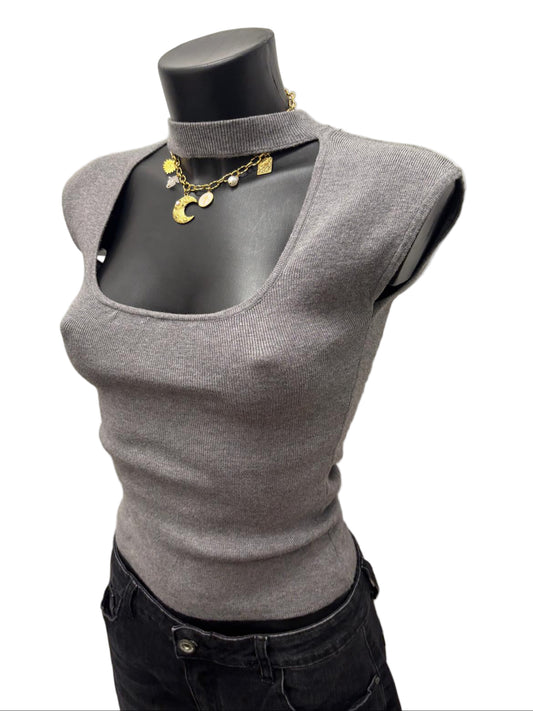 T-shirt in cotone elasticizzato