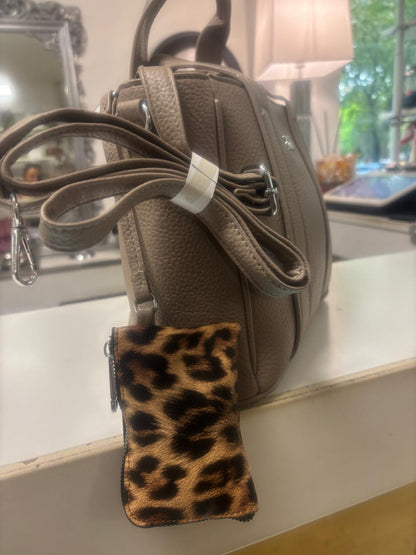 Bag ecopelle Coveri con porta documenti leopardato