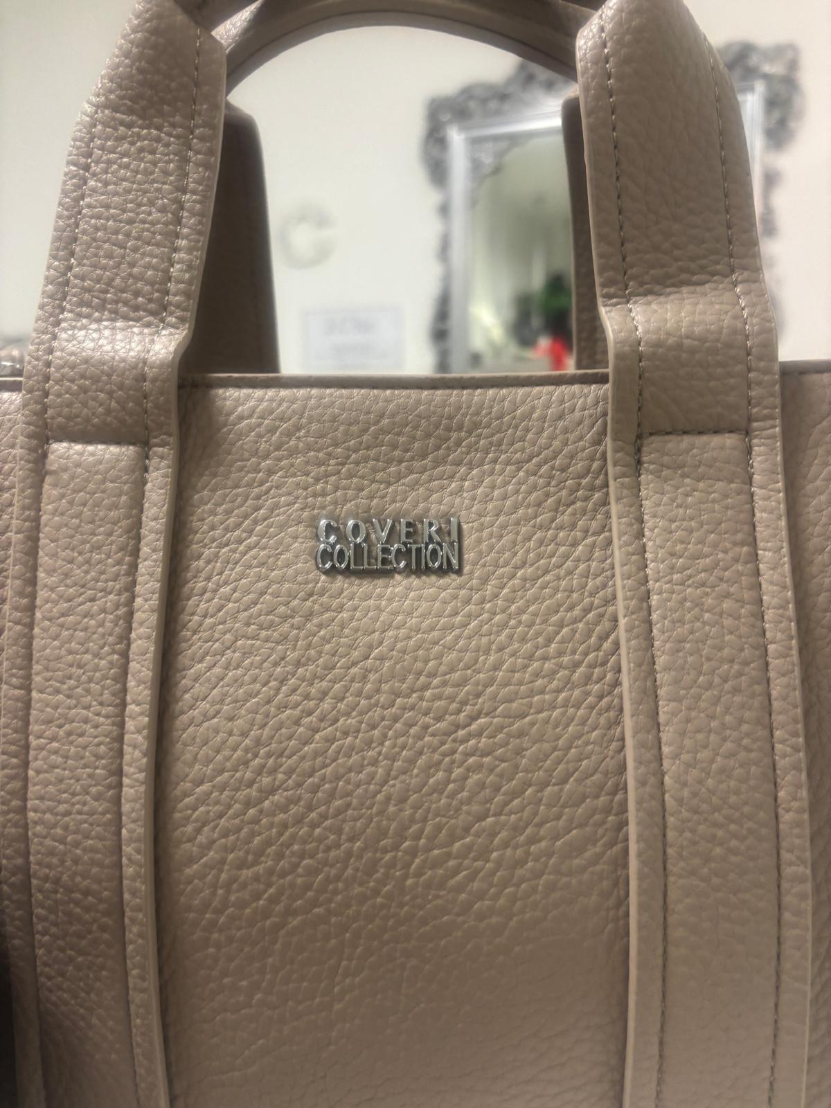 Bag ecopelle Coveri con porta documenti leopardato