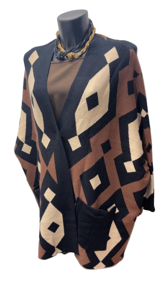 Cardigan lana e viscosa
