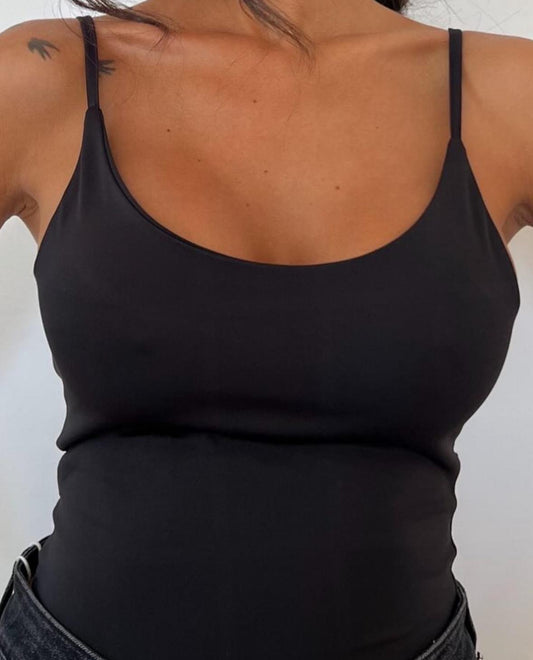 Body in lycra con coppa preformata